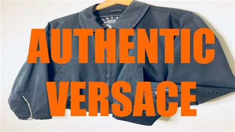 how to spot a fake versace leather jacket|authentication of versace clothing.